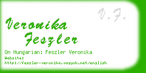 veronika feszler business card